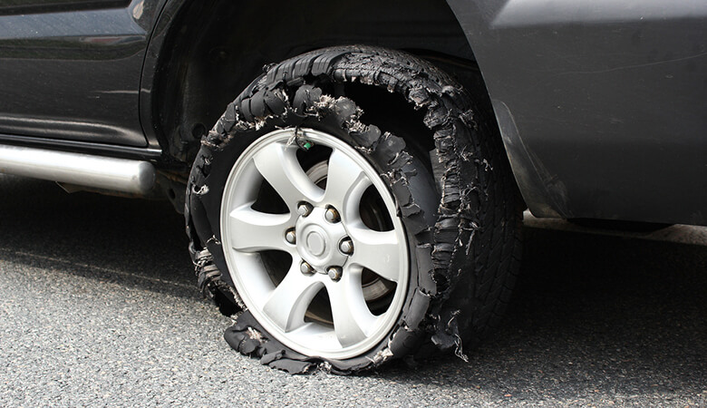 Damage Casing Tyre